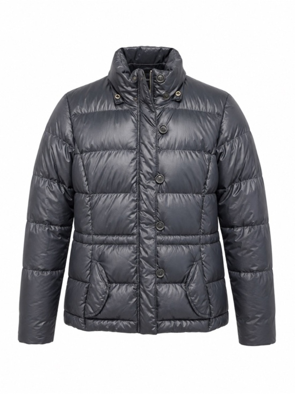 Tommy Hilfiger Womens size Medium Black Down Puffer Jacket Quilted Winter Coat